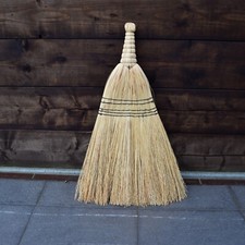 Traditional Rice Straw Broom