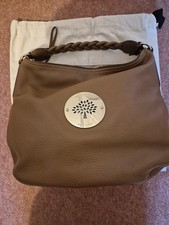 Genuine Mulberry Daria Medium Oak Pebbled Leather Hobo Shoulder Bag Used