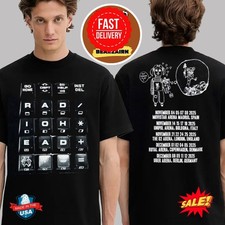 Radiohead Europe Tour 2025 Schedule Two Sided Unisex T-Shirt