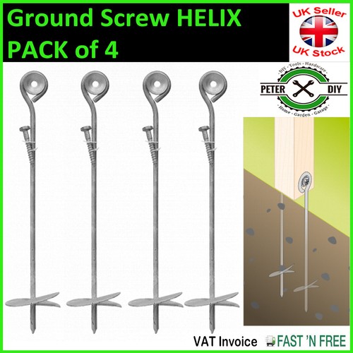 Ground screw helix - ground,
