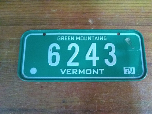 Vintage bicycle usa license - bicycle,