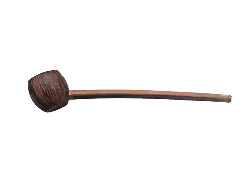 Vintage wooden churchwarden - wooden,