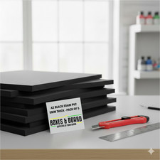 A2 Black Foam PVC Board 5mm -