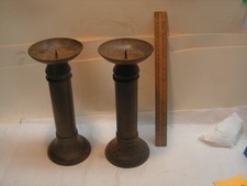 Solid Brass Ribbed Pillar Set