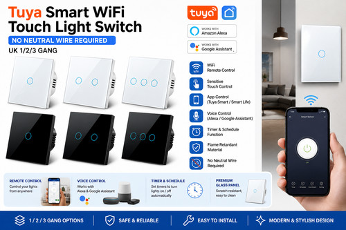 Tuya smart wifi touch - touch, light