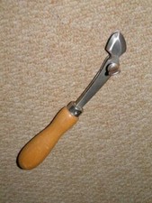 Antique 'G.Barnsley' Saddlers Cobblers Leather Screw Double Creasing Iron Tool