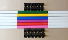 6 Hobby Horse Jump Poles & 24 Jump Cups Pole Holder DIY If Making Jumps