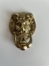 Brass Door Knocker Lions Head