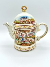 Sadler Staffordshire 18th Century "SHOOTING" Sporting Scenes Teapot - England