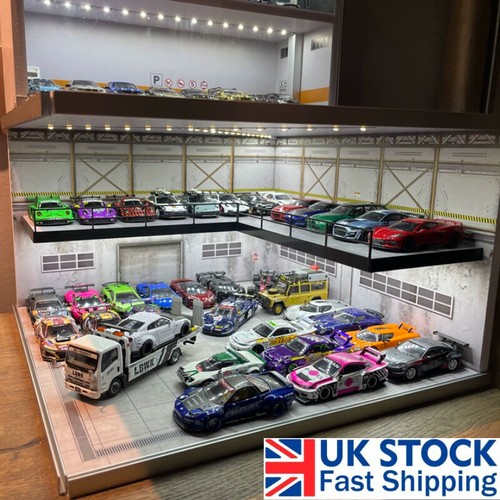 Diorama car parking lot - 1/64,