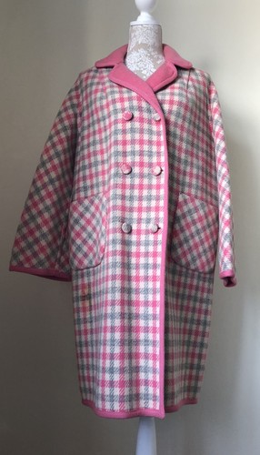Vintage 1960s wool trench coat - wool,