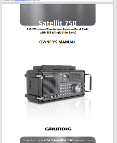 Grundig satellit 750 shortwave - grundig,