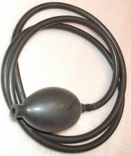 Rubber air bulb hose shutter - air,