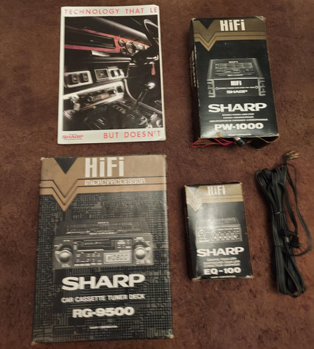 Vintage car sharp 9500 - vintage,