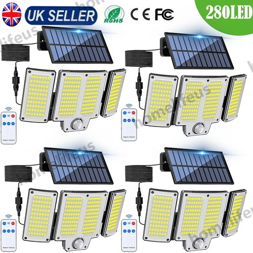 280led solar panel pir motion - pir,
