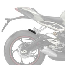 Pyramid Hugger Extension Matte Black Triumph Street Triple 765 / S R RS 17 - 24