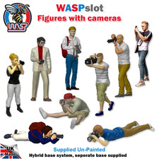 Figures with cameras - 1/32 scale, WASPslot, scenery, spectator, photographer
