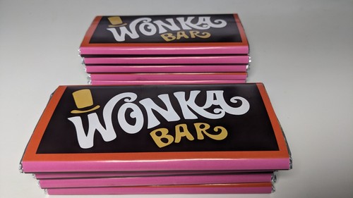 Willy wonka chocolate bar - 10,