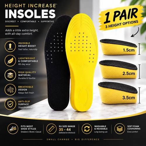 Invisible height increase - invisible,