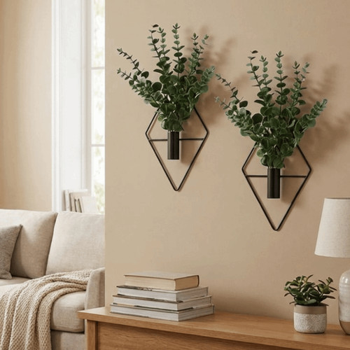 2pcs black wall - 2pcs,