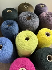 100% Merino Wool Extrafine, 19.5 µ,  2/48nm*8 Ply Yarn Cone| Read Details