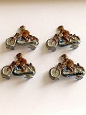 ZC20:  COLLECTION OF SEMI FLAT LEAD MOTORCYCLE RACERS x 4