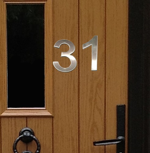 Stick house numbers no 31 - house,