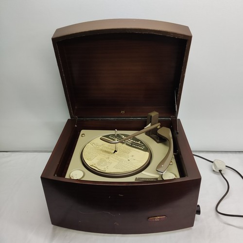 Pye black box turntable - box, wooden