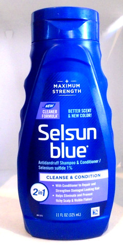 Selsun blue 1 maximum - blue, 2-in-1