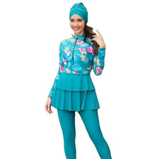 Womens Muslim Burkini Swimsuit