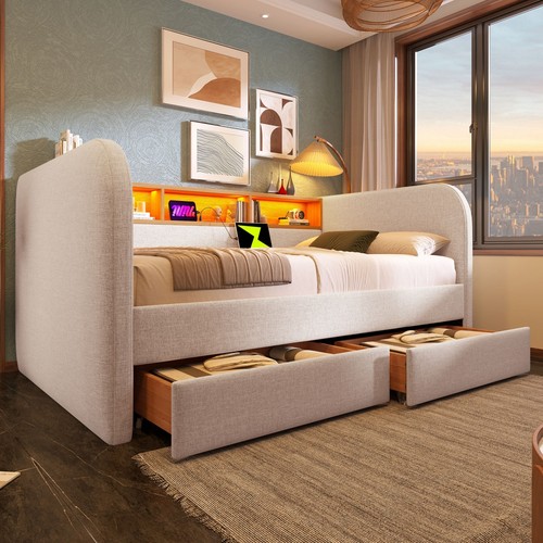 3ft single daybed - daybed, storage