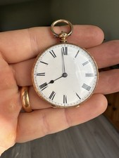 Antique 18ct Gold Open Face