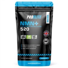 NMN Capsules 520mg NAD Nicotinamide Mononucleotide 99.6% Anti Ageing DNA Vegan