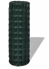 Green PVC Coated EURO Fence 4" x 2" Welded Wire Mesh Garden Fencing