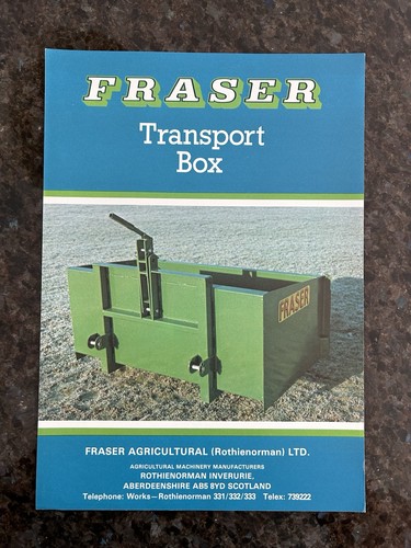 Fraser transport box leaflet - transport,