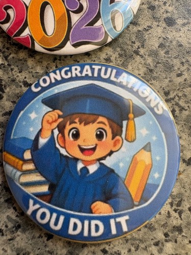 Boys badge congratulations - boys,
