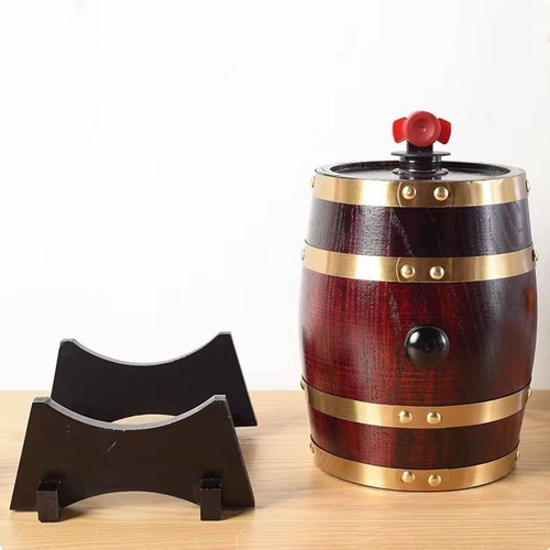Wooden wine barrel solid - wooden, wood