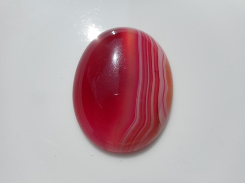 Banded agate cabochon oval - agate,