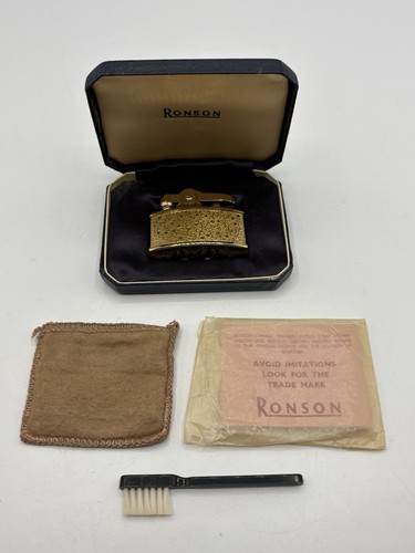 Vintage ronson varaflame gold - ronson,