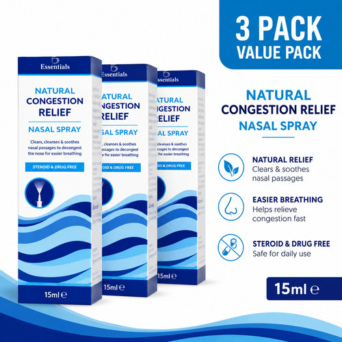 3x15ml essentials saline - 3x15ml, nasal