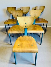 6 x Vintage French School