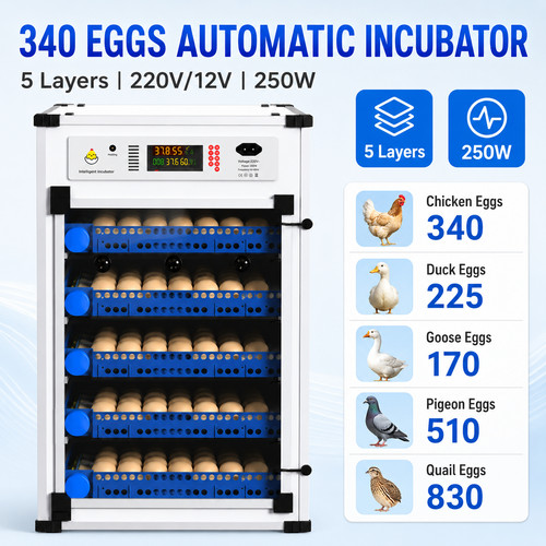 340 egg incubator - incubator, automatic