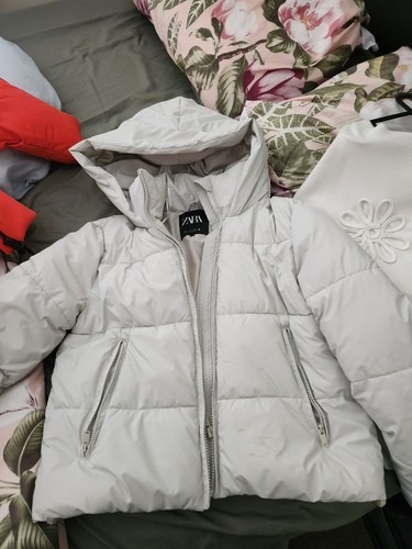 Zara rubberised coat size - rubberised, l