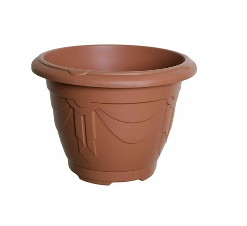 Plastic round planter plant - round,
