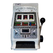 Vegas One Arm Bandit Vintage 10 Cents Slot Machine Poynter PRO. INC. 1972 AW