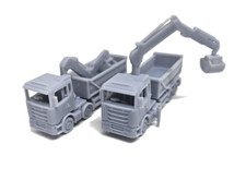 N Gauge Grab Bucket Tipper Lorry Model Railway Scenery
