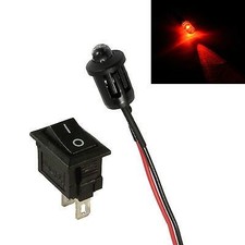 Flashing Red Car Dummy Fake