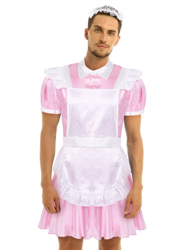 Male french maid apron dress - male,