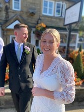 Emily Lace Bridal dress Ivory