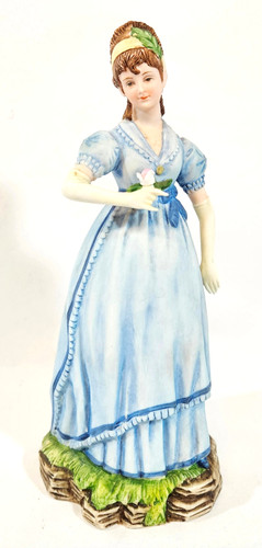 Hand painted vintage lady - painted,